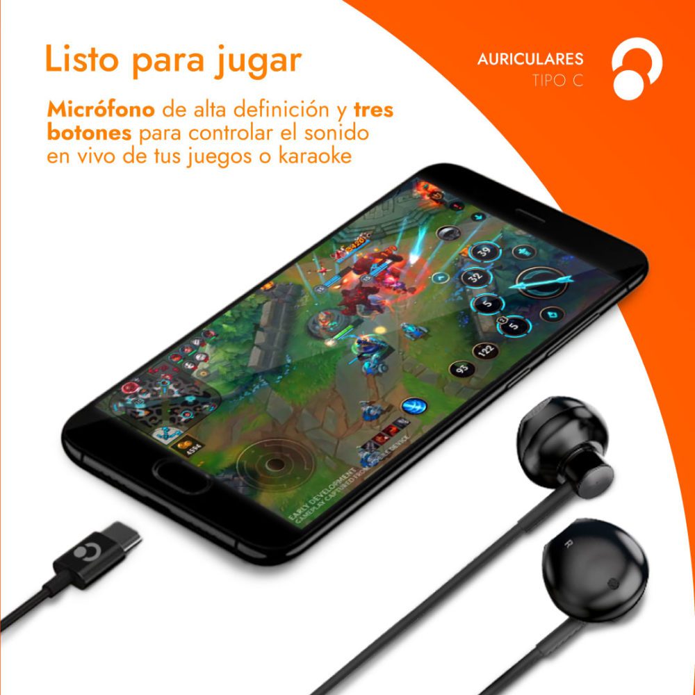 PLAYER AURICULARES TIPO C 3