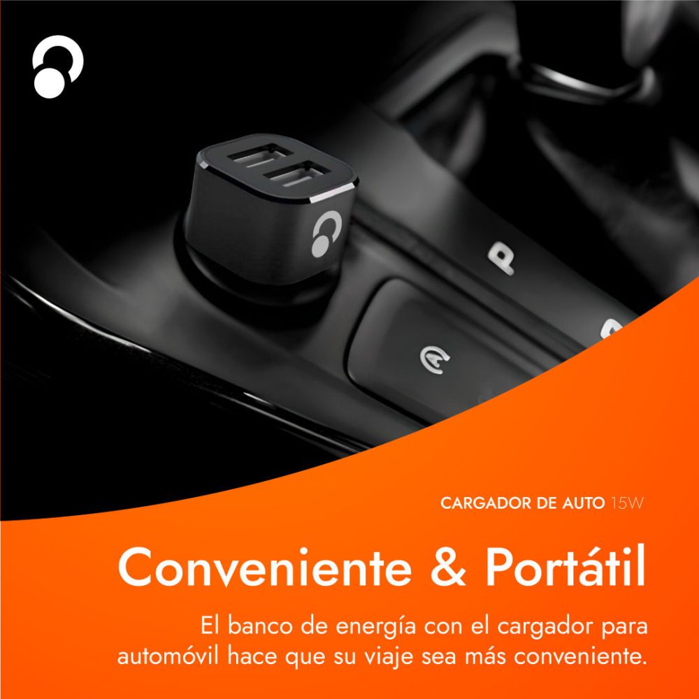 PLAYER CARGADOR PARA AUTOS 15W 3