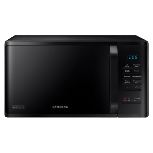 MICROONDAS 23L QUICK DEFROST 1150W BLACK