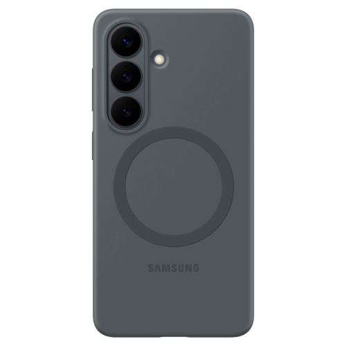 Funda de silicona con imán para el Galaxy S26 Black