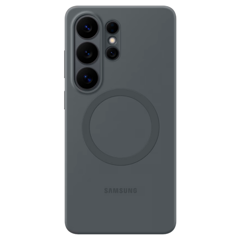 Funda de silicona con imán para el Galaxy S26 Ultra Black